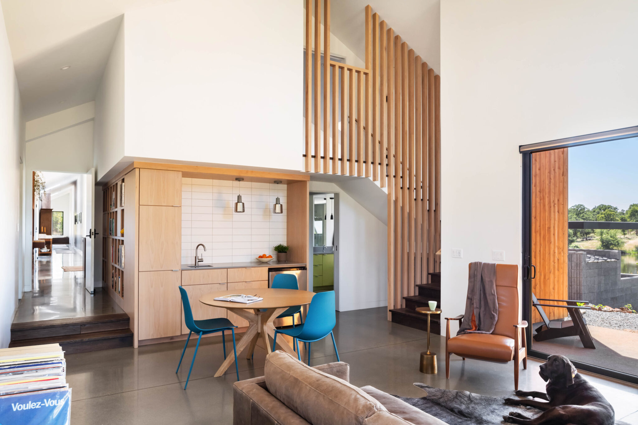 JNT custom home-living room bar area