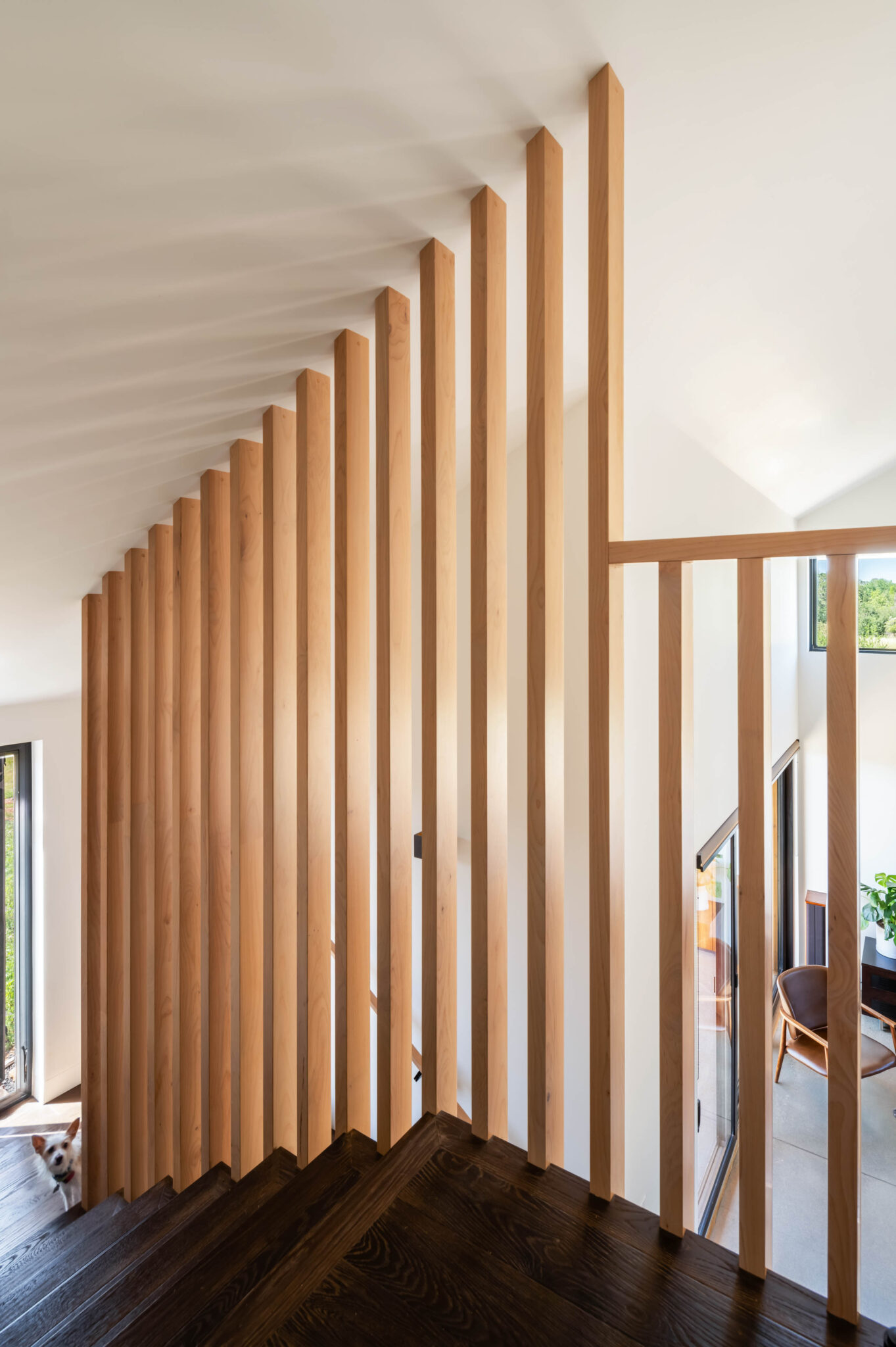 JNT custom home-stairs railing detail